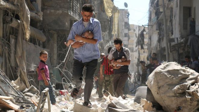 شام: مشرقی غوطہ میں 5 گھنٹوں کے لیے ’عارضی جنگ بندی’ کی اجازت