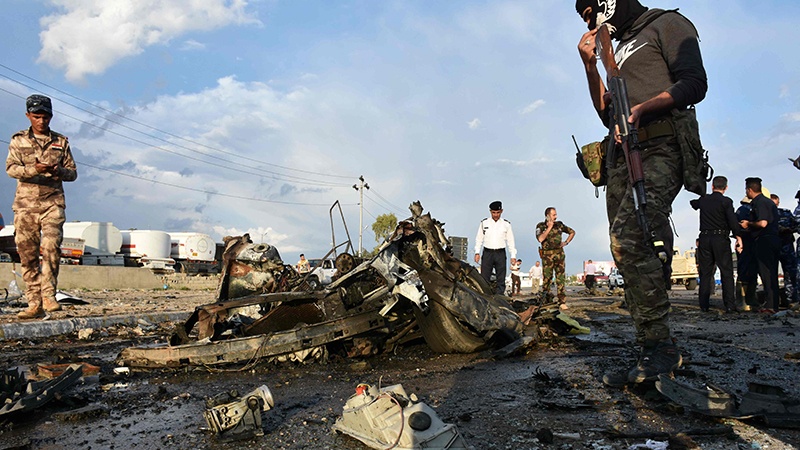 इराक़, नैनवा प्रांत के एक बाज़ार मेंं धमाका, 7 आम नागरिक हताहत, तीन अन्य घायल