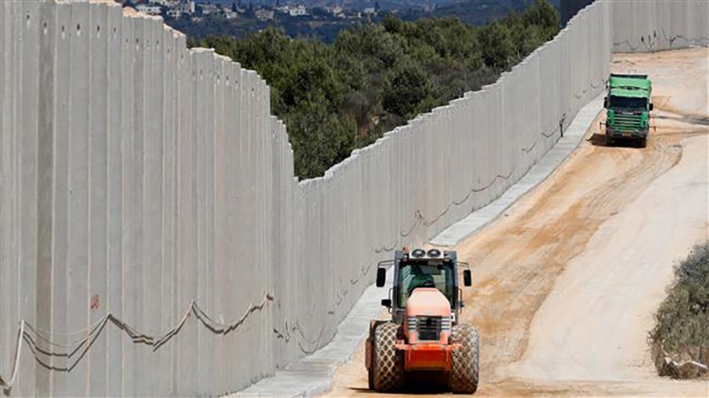 इस्राईल ने सीमा दीवार के 11 किलोमीटर भाग का निर्माण पूरा किया।