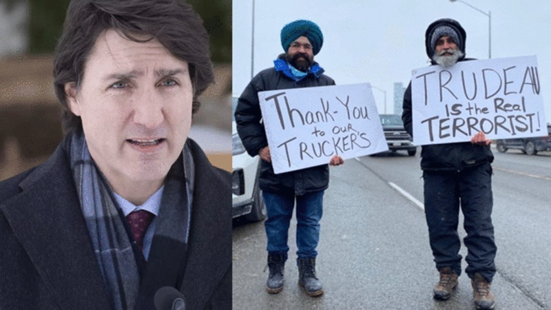 घृणाभरे भाषण के कारण कनाडा के ट्रक चालकों से नहीं मिलना चाहते हैं जस्टिन ट्रूडो