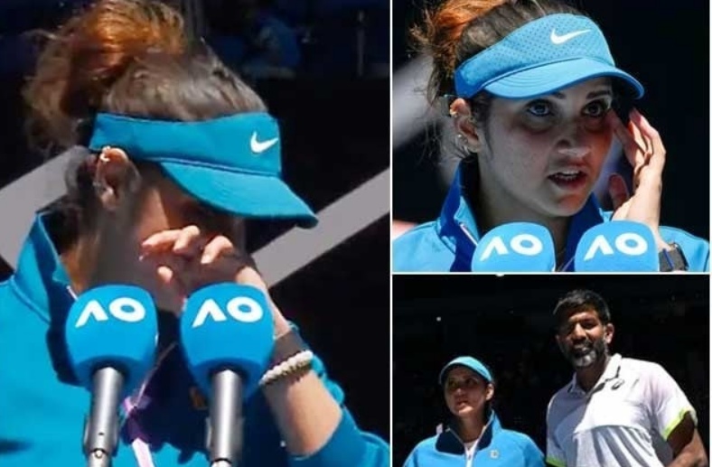 सानिया मिर्जा ने टेनिस कोर्ट को हमेशा के लिए कहा अलविदा, वीडियो वायरल