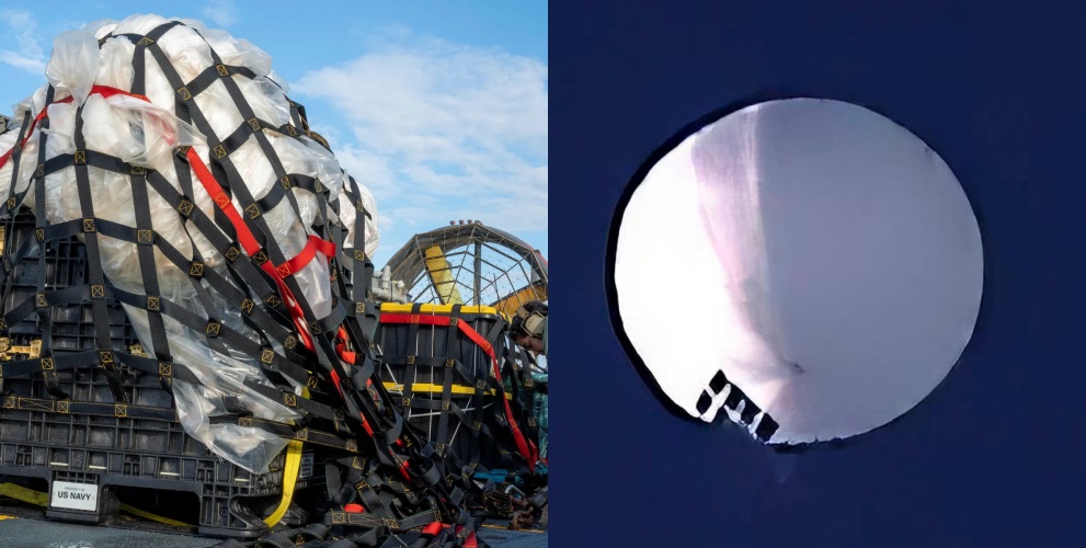 अमेरिका में गिराए गए चीनी गुब्बारे के सेंसर बरामद, एलियंस की संभावना खारिज