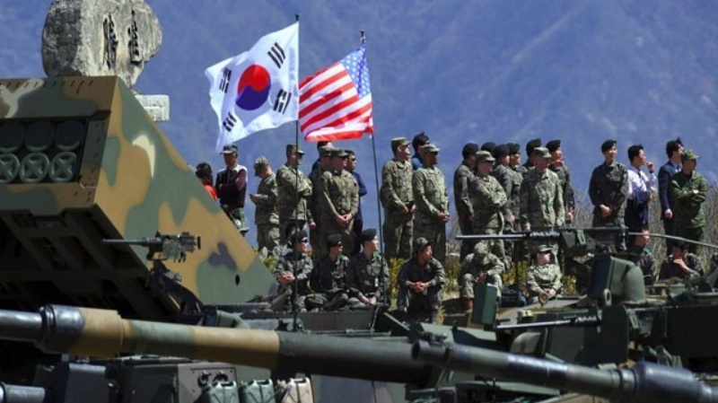 अमेरिका और दक्षिण कोरिया के बीच सबसे बड़े सैन्य अभ्यास की शुरुआत
