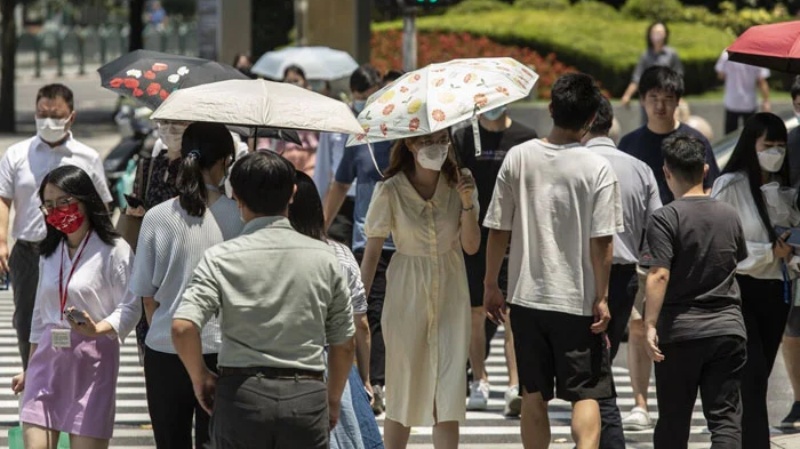 चीन: शंघाई में गर्मी का 147 साल का रिकॉर्ड टूटा