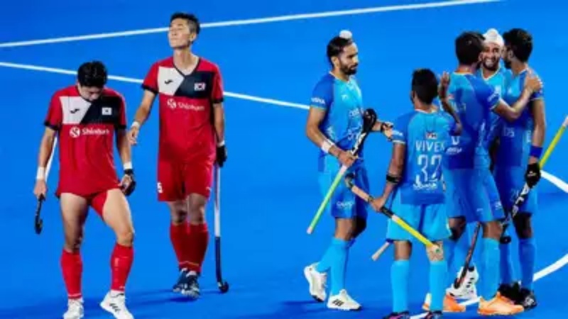 मौजूदा चैंपियन दक्षिण कोरिया को हराकर एशियन चैंपियंस ट्रॉफी के सेमीफाइनल में पहुंचा भारत