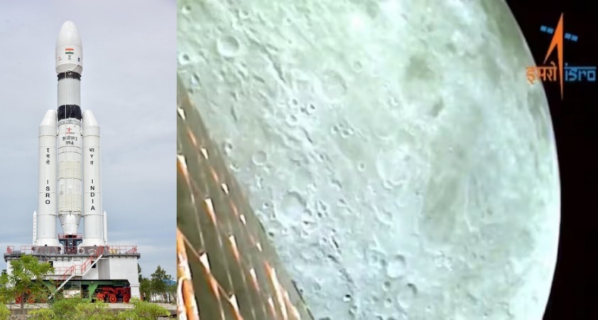 चंद्रयान 3 से कुछ ऐसा हुआ चाँद का दीदार, इसरो ने साझा की पहली वीडियो