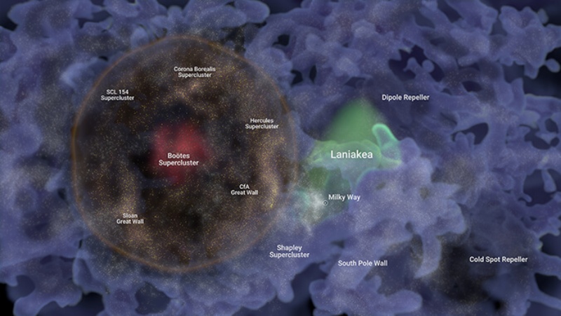 खगोलविदों ने एक अरब प्रकाश वर्ष व्यास वाला पहला 'गैलेक्टिक बुलबुला' खोज निकाला