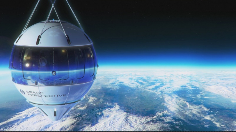 अंतरिक्ष यात्रा के लिए दुनिया का सबसे बड़ा कैप्सूल