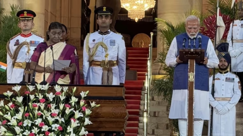 लगातार तीसरी बार प्रधानमंत्री बने नरेंद्र मोदी