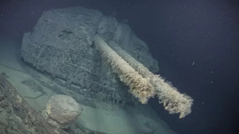 प्रशांत महासागर की गहराई में मिला द्वितीय विश्व युद्ध के दौरान डूबा एक जापानी युद्धपोत