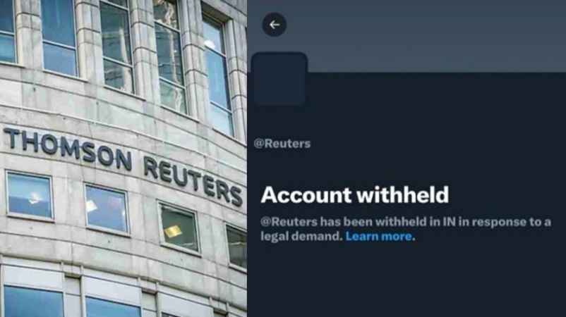 भारत में एक दिन बंद रहा अंतरराष्ट्रीय समाचार एजेंसी रॉयटर्स का आधिकारिक एक्स अकाउंट