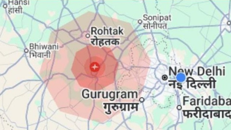 उत्तर भारत में महसूस भूकंप के झटके, झज्जर में था केंद्र