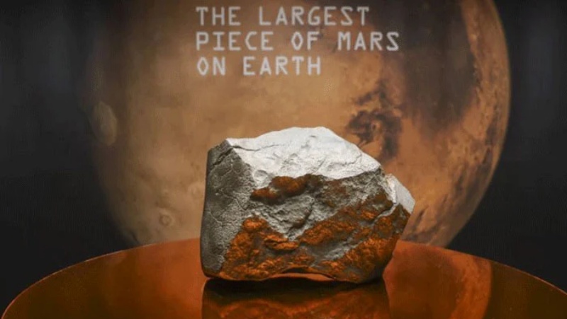 मंगल ग्रह से धरती पर आई सबसे बड़ी चट्टान की सबसे महंगी नीलामी