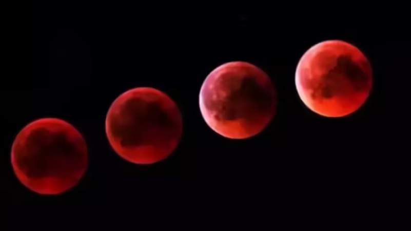भारत सहित दुनिया के कई हिस्सों में देखा गया 'ब्लड मून' का अद्भुत नज़ारा