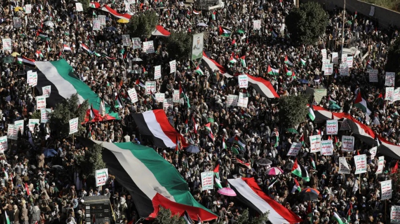 गाजा युद्ध के दो साल, दुनिया भर में फ़िलिस्तीनियों के साथ एकजुटता प्रदर्शन