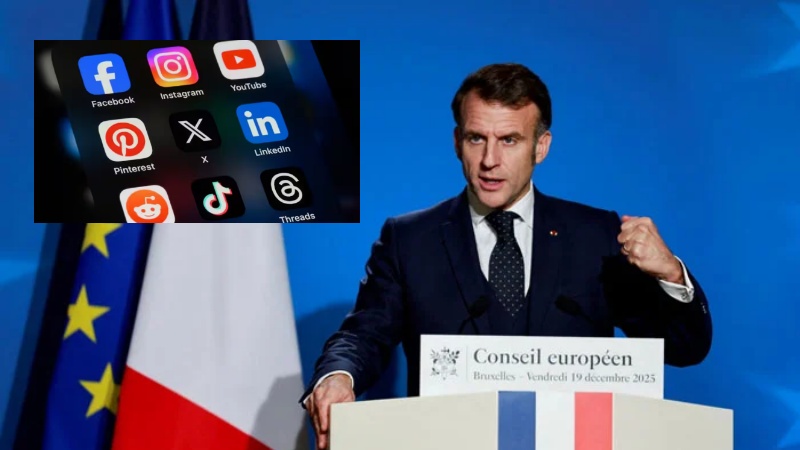 फ्रांस भी 15 साल से कम उम्र के बच्चों के लिए सोशल मीडिया पर बैन लगाने को तैयार है