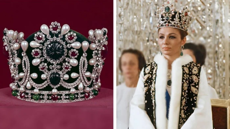 ईरान की रानी का दुर्लभ हीरे जड़ा ताज जिसे सिर्फ़ एक बार देखा गया था