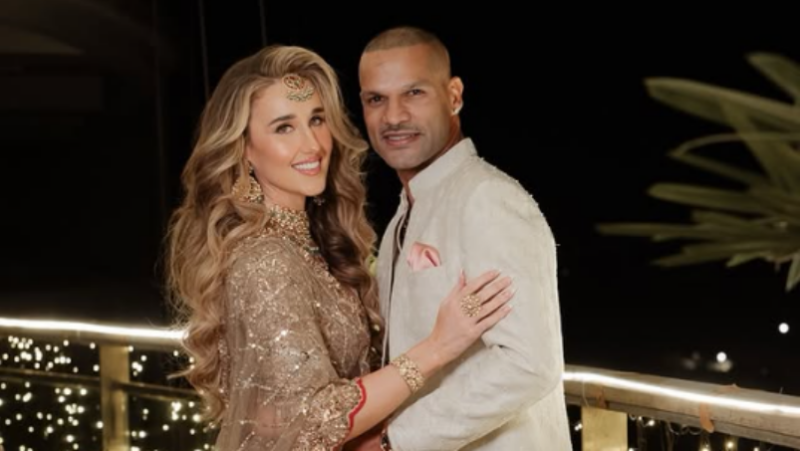 ब्रिटिश गर्लफ्रेंड के संग शादी की रस्में पूरी कर रहे हैं पूर्व क्रिकेटर-एक्टर शिखर धवन
