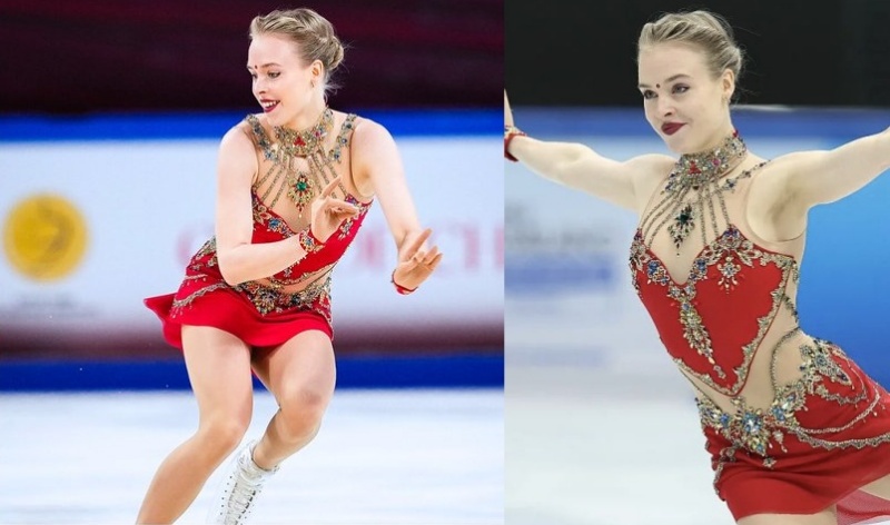 धुरंधर के टाइटल ट्रैक पर थिरकीं रशियन-जॉर्जियन स्केटर अनास्तासिया गुबानोवा